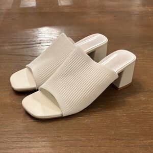 Elegant Cream Women's Mules